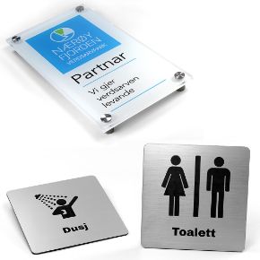 Bilde for kategori Kontorskilt og skilting av kontorlokaler