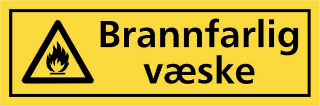 Advarsel: Brannfarlig vï¿½ske