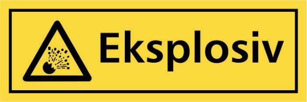 Advarsel: Eksplosiv