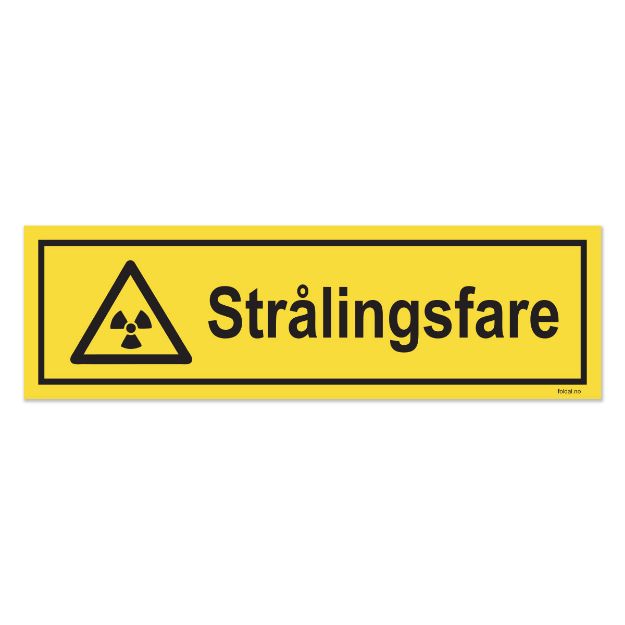 Varselskilt: Fare for strï¿½ling