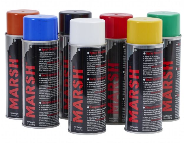 Merkespray for sjablonger