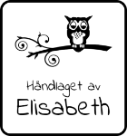 Bilde av Håndlaget av, personlig stempel med ditt navn og motiv
