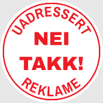 Bilde av Nei takk til uadressert reklame