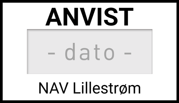 Bilde av Anvist stempel for NAV 