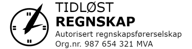 Bilde av Stempel for regnskapførerselskap med logo