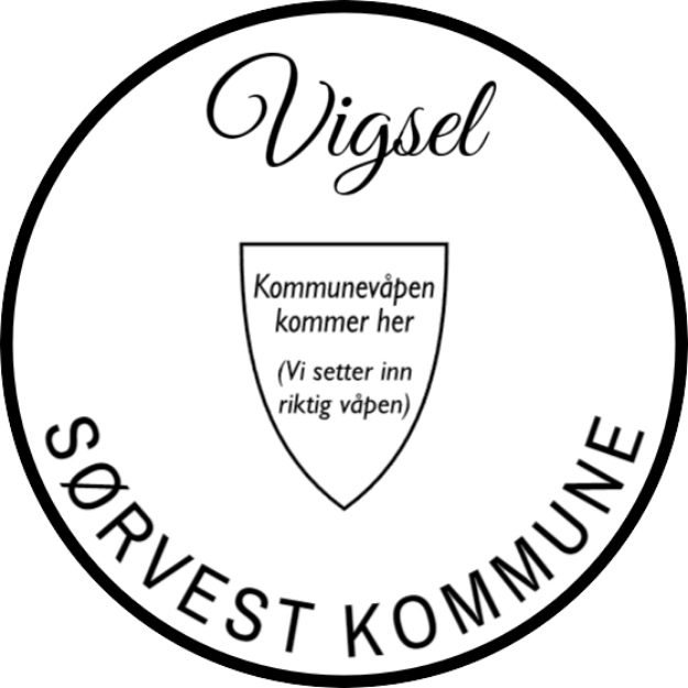 Bilde av Stempel for vigsel