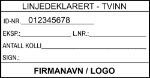 Bilde av Stempel for TVINN deklarering 