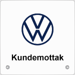 Bilde av Bordskilt med Kundemottak