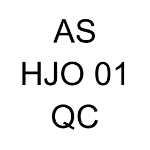 Bilde av Mal på lite kontrollstempel med koder for kvalitetskontroll