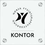 Bilde av Kontorskilt for glassvegg, m/festetape 