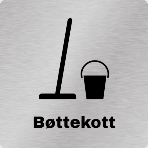 Bilde av Skilt for bøttekott