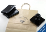 Stort stempel for papirposer