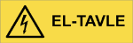 Bilde av Skilt for el-tavle - Sikker og effektiv merking av elektriske installasjoner
