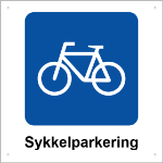 Bilde av Skilt for sykkelparkering